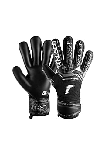 Reusch Attrakt Infinity griffige und atmungsaktive Torwarthandschuhe Herren und Frauen Fußballhandschuhe für Erwachsene mit Punch Foam perfekt geeignet für Kunstrasen