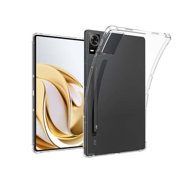 QJONSIU Hülle Kompatibel mit ZTE Axon Pad 12.1 2025, Airbag Schutz Ultra-dünne Stoßfeste Schutzhülle, Weiche TPU Klar Hülle-Transparent
