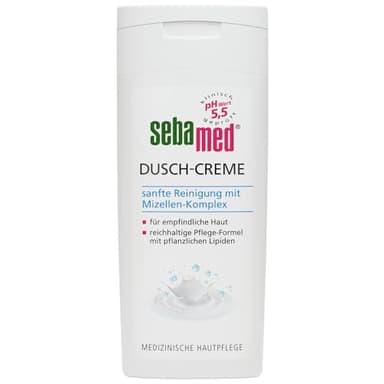 SEBAMED Dusch-Creme mit Mizellen-Komplex 200 ml, Duschcreme für Damen und Herren, hilft Feuchtigkeit in der Haut zu speichern, sie vor Austrocknung zu schützen und geschmeidig zu erhalten