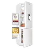 Exquisit Kühl-Gefrierkombination KGC265-70-NF-WS-040C weiss | 251 L Volumen | Kühl Gefrierkombination No-frost | Wasserspender | Kühlgefrierkombination freistehend
