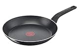 Tefal Easy Cook & Clean Bratpfanne 28 cm, Antihaftbeschichtung, Thermo-Signal Temperaturindikator, Schwarz, B5550633