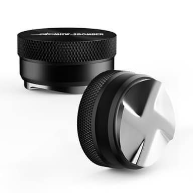 MHW-3BOMBER 58.35mm Espresso Leveler Kaffeeverteiler Verstellbare Höhe 58,35mm Verteilerwerkzeug für 58,5mm Portafilter Espresso Zubehör Modell: T5248L4-OS