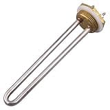 DERNORD 12V 300 Watt 1.25" 42MM DN32 Warmwasserbereiter Element Kupfer Flansch Heizelement Ersatzteil