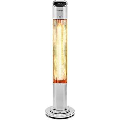 TROTEC Infrarotheizung Standgerät IRS 2050 E – Heizleistung 200 W / 2000 W – Heizstrahler, IP25, inkl. Fernbedienung, 9 Heizstufen, Timer-Funktion