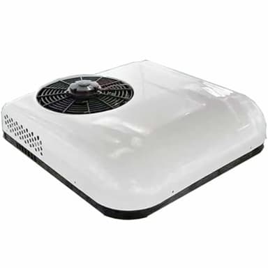 XYEJL 12V/24V Rv Rooftop Klimaanlage,Elektrisches Parken Klimaanlage,Schnelle Kühlung Passend Für Parkklimaanlage,Bus,Boot,Wohnmobil,Van,LKW,Wohnmobile,Anhänger,Traktoren,White-12V
