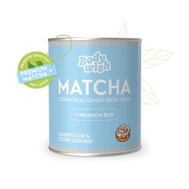 Matcha Latte Premium Pulver 30g | Der Testsieger im Original | Japanischer Matcha Handmade mit Zimtnote | Vegan Superfood, Tee, Smoothie | Ceremonial Grade Ohne Zusätze | 100% Reines Matcha Powder pur