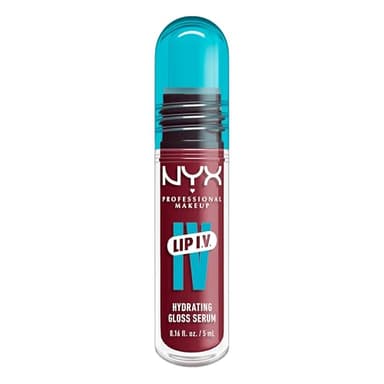 NYX Professional Makeup Feuchtigkeitsspendender Lipgloss und Lip Stain, Bis zu 12 Stunden Pflege, Lip IV Hydrating Gloss Stain, Farbe: Bubblegum Burst