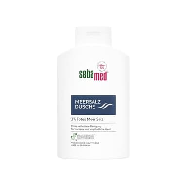 SEBAMED Meersalz Dusche 400 ml, Duschgel für Männer und Frauen, mit original totem Meersalz, seifenfreie Reinigung für empfindliche und trockene Haut