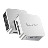 ACEMAGICIAN V1 Mini PC,12th Gen Ιntel Alder Lake N97 Mini PC (bis zu 3,60 GHz),16GB DDR4 256GB M.2 SSD Mini Computer mit W11 Pro | RJ45 | 4K HDMI+DP | WiFi 5 für Zuhause/Büro/Schule