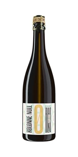 KOLONNE NULL - Cuvée Blanc Prickelnd - Premium alkoholfreier Sekt trocken - 1× 0,75L - Deutscher BIO Schaumwein 0,0% vegan & kalorienarm - alkoholfrei für jeden Anlass
