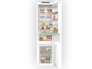 Gorenje Einbau-Kühl-Gefrierkombination, 281 Liter, NoFrost DualAdvance, Umluft-Kühlsystem, Edelstahl, Weiß, Einfarbig, 194 cm Nische