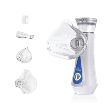 IEA Medical Inhalationsgerät, Inhalator, Vernebler, Inhaliergerät Kinder, Inhaliergeräte für Erwachsene, Inhalator Erwachsene, mobiles Inhalationsgerät