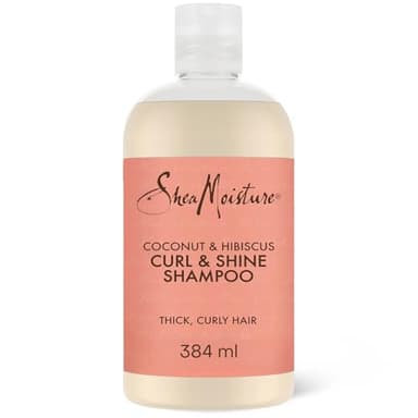 SHEA MOISTURE Moisture Coconut & Hibiskus Curl & Shine Shampoo, 384 ml