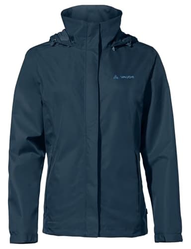 VAUDE Damen Women's Escape Light Jacket Regenjacke, Dark Sea, 40 EU