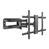 HILLPORT 85 90 98 TV Wandhalterung Schwenkbar für 55-100 Zoll Fernseher Ultra Slim 53mm Wandabstand, Neigbar Ausfahren Halterung für Flach & Curved Bildschirm bis zu 75kg, max. VESA 800x600mm DY995