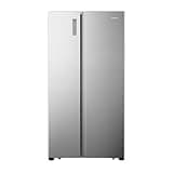 Hisense RS677N4BIE Side-by-Side Kühl-Gefrierkombination/ NoFrostPlus/ Multiflow 360°/ SuperCool/ BigBox/ 179,3 cm/ Kühlteil 334 l/ Gefrierteil 185 l/ 42 dB/ 309 kWh/ Jahr/ Inox-Look