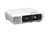 EPSON EB-W55 3LCD-Projektor HD-Ready (4.000 Lumen, 16:10, WXGA-Auflösung (1280x800 Pixel), WiFi, HDMI) Weiss