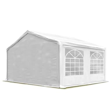 TOOLPORT Partyzelt 3x4 m Pavillon Starke PVC 600 N Plane wasserdicht und schneller Aufbau