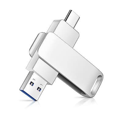 BlumWay 128G USB 3.0 Speicherstick, Typ C, für Computer/Laptop/Android, für Fotos/Videos/Musik/Dateien