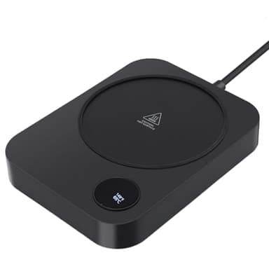 YICHEN Kaffeewärmer Elektrisch, Elektrischer Tassenwärmer Getränkewärmer, 2-in-1 LED-Display & Touch-Steuerung, 3 Temperaturstufen Kaffeetassenwärmer mit 4h Abschaltautomatik für Kaffee Tee Milch