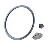 für WMF Schnellkochtopf Ersatzteile, Dichtungsring, Kochsignaldichtung, Sicherheitsventil für Schnellkochtopf Deckel 2,5l 3l 4,5l, 6,5l 8,5l,（3 Teiliges Set）