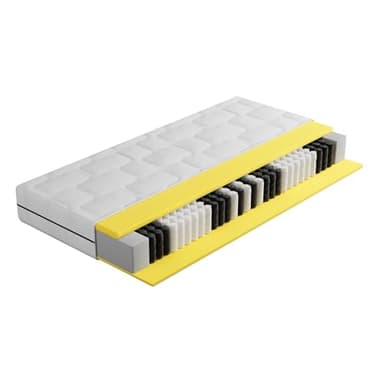 BMM Ortho Medic Plus Matratze 180x200 H3 – Taschenfederkernmatratze 7 Zonen, 25 cm Höhe, rückenschonend bei Rückenschmerzen, Öko-Tex, Made in Germany