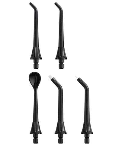 Originale Munddusche Kabellos als Ersatzteil, 2025 Testsieger, 5 Jet-Tipps, Kompatibel mit anderen Marken, Zahnpflege und Zahnreinigung Zwischenräume, Mundpflege, für Hause und Reisen