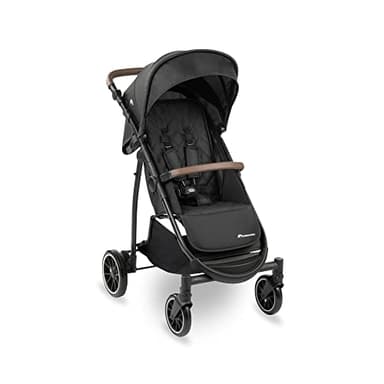 Bebeconfort Ingenious, Kinderwagen ab Geburt, kompakter Kinderwagen, Kinderwagen mit Liegemodus, ab Geburt bis ca. 4 Jahre, bis zu 22 kg, Major Black