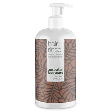 Australian Bodycare Hair Rinse 500 ml | Kopfläuseshampoo nach der Kopfläusebehandlung für die ganze Familie | Teebaumöl Shampoo mit 100% natürlichem Teebaumöl