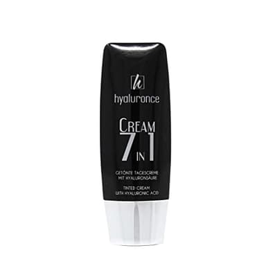 hyaluronce Cream 7in1(30ml), Getönte Tagescreme mit Hyaluron, Feuchtigkeitsspendend und Pflegend, Langanhaltend für trockene und reife Haut geeignet, passt sich dem Hautton an