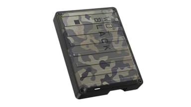 WD_Black P10 Game Drive 4TB Externe Festplatte (Mobile und robuste High-Peformance-Festplatte, Für Konsole und PC, bis zu 150 Spiele specihern) mit 1-monatiger Mitgliedschaft bei Discord Nitro - CAMO