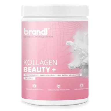 Kollagen Pulver aus Schweizer Weidehaltung Geschmacksneutral Beauty + | Mit Vitamin C, Hyaluronsäure, Zink, Biotin & Kupfer | Unabhängig laborgeprüft | 550g Premium Collagen Pulver