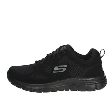 Skechers Burns- Agoura Herren Turnschuhe, Black, 44 EU