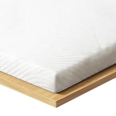 Topper 180x200 cm – 8 cm Höhe, Wendbar H3 & H4 Härte, Kaltschaum & Hochdichter Schaum, Öko-TEX Zertifiziert, Waschbarer Bezug, Matratzentopper für Boxspringbett, Wohnwagen & Schlafsofa