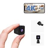 AOBOCAM Mini Kamera, 4K HD WLAN (2.4GHz) Überwachungskamera Innen Live Übertragung Handy APP Für WiFi Camera Indoor Mit Akku Kompakte Sicherheitskamera mit Bewegungsmelder/Nachtsicht/Cloud-Speicher