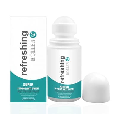 Antitranspirant Deo gegen Starkes Schwitzen,Roll On gegen Schweiß, Anti Schweiß Deo bei Hyperhidrose,Schwitzen am Kopf,Schwitzige Hände,Langzeitschutz Frische,Antitranspirant für Herren&Frauen (1)