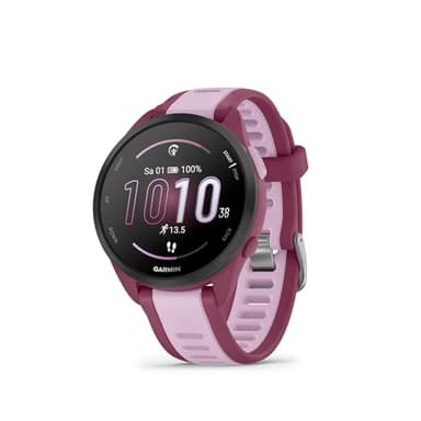 Garmin Forerunner 165 Music - leichte GPS Smartwatch zum Laufen, mit 1,2" AMOLED Touchscreen, Trainingsempfehlungen, Gesundheitsdaten, smarten Funktionen und Musik am Handgelenk