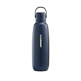 SodaStream 0,9L Fizz&go COOL Metallflasche Storm | Spülmaschinengeeignet | Kompatibel mit Duo, E-Duo, Terra UVM. | Hält bis zu 12 Stunden warm & kalt | BPA-frei | 1er-Pack