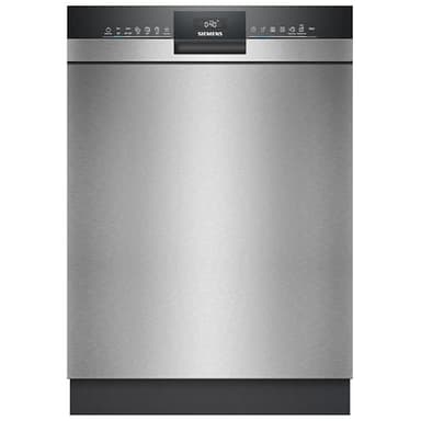 Siemens SN43ES22CE iQ300, Smarter Unterbau Geschirrspüler 60 cm, Made in Germany, Besteckschublade, varioSpeed Plus, flex Körbe, autoOpen dry - effiziente Trocknung, Favoriten-Taste, Gebürsteter Stahl