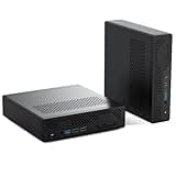 MINIS FORUM MS-01 Mini Workstation Intel Core i9-12900H (vPro Enterprise) Mini PC,2X 10Gbps SFP+/2X 2.5G RJ45/2x USB4/HDIM/1x PCIe4.0x16 slot/3x M.2 2280/22110/U.2 SSD,Pas de RAM/SSD