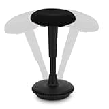 Wobblez ergonomischer Bürostuhl | Rückenschonender Wackelhocker Höhenverstellbar von 55-75 cm für einen normalen Schreibtisch | bürohocker ergonomisch testsieger | ergonomischer bürostuhl