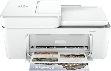 HP DeskJet 4220e Multifunktionsdrucker, 3 Monate gratis drucken Instant Ink inklusive, Drucker, Kopierer, Scanner, Mobiler Faxversand, WLAN, Automatische Dokumentenzuführung, Weiß