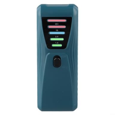 Rehoetom Elektromagnetischer Strahlungsdetektor für EMF-Tests, hochempfindliches ABS-tragbares Messgerät mit 5 LED-Anzeigen, 50/60 Hz Frequenz, 9 V batteriebetrieben (nicht grün)