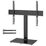 BONTEC TV Standfuss TV Ständer Standfuß für 26-65 Zoll LCD LED OLED Plasma Flach & Curved Fernseher bis zu 45KG, Höhenverstellbar & Stabil, Max.VESA 600x400