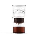 i Cafilas 2-in-1 Cold Brew Dripper Cold Brew Coffee Maker,Eis Tropf-Kaffeezubereiter 300ml - Kaffeebereiter für kaltgebrühten Kaffee und Tee, Kaffeemaschine für Kaltextraktion