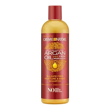 Creme of Nature Arganöl Sulfatfreies Feuchtigkeits- und Glanzshampoo, 350 ml
