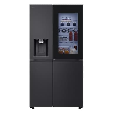 LG Side by Side GSXE81EVBD mit Wassertank, Total No Frost, InstaView, 91,3 cm breit, schwarz