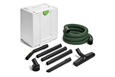 Festool Handwerker-Reinigungsset RS-HW D 36-Plus (mit Handrohr gebogen, Bodendüse, Verlängerungsrohre, Fugendüse, Saugpinsel, Saugschlauch), im Systainer