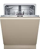 NEFF S155EAX08E, N 50, Smarter Geschirrspüler Vollintegriert, 60 cm, Besteckkorb, Made in Germany, automatische Türöffnung, besonders leise Spülmaschine, höhenverstellbarer Oberkorb, Schmutzerkennung