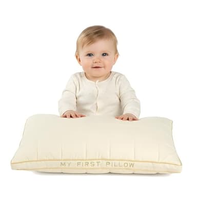 VITAPUR Kissen für Junge Kinder, 40 x 60 cm, 100% natürliche Baumwolle, weich, höhenverstellbar, waschbar, hypoallergen, Ökotex-100, für 12 Monate und älter